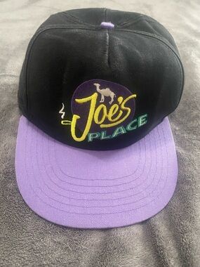 Vintage joes place camel hat SnapBack RARE